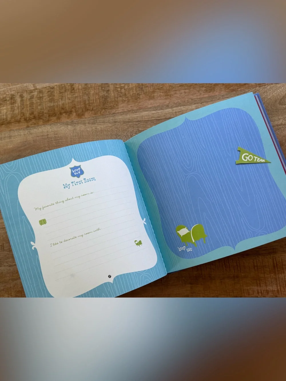 Hallmark Boy’s Firsts Instant Memory Book Baby Milestone Photo Keepsake Album